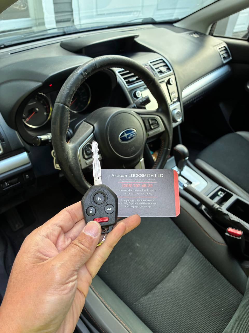 Car Key Duplication in Snohomish, WA — Subaru key copy for Eastmont, WA