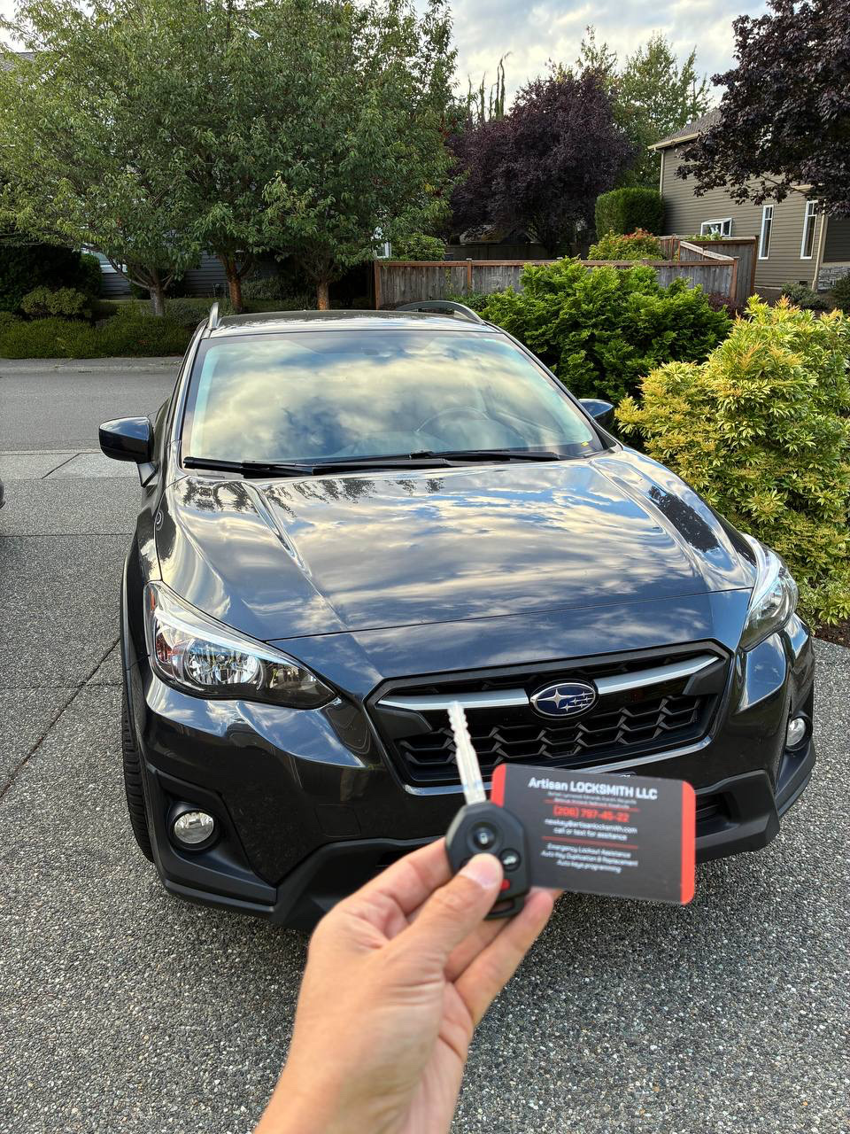 Car Key Duplication in Snohomish, WA — Subaru replacement key for Lake Stevens and Sultan, WA