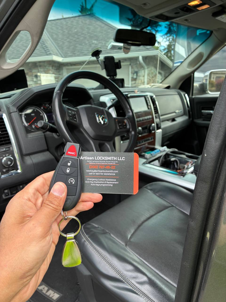 Car Lockout Service in Snohomish, WA — RAM truck vehicle entry