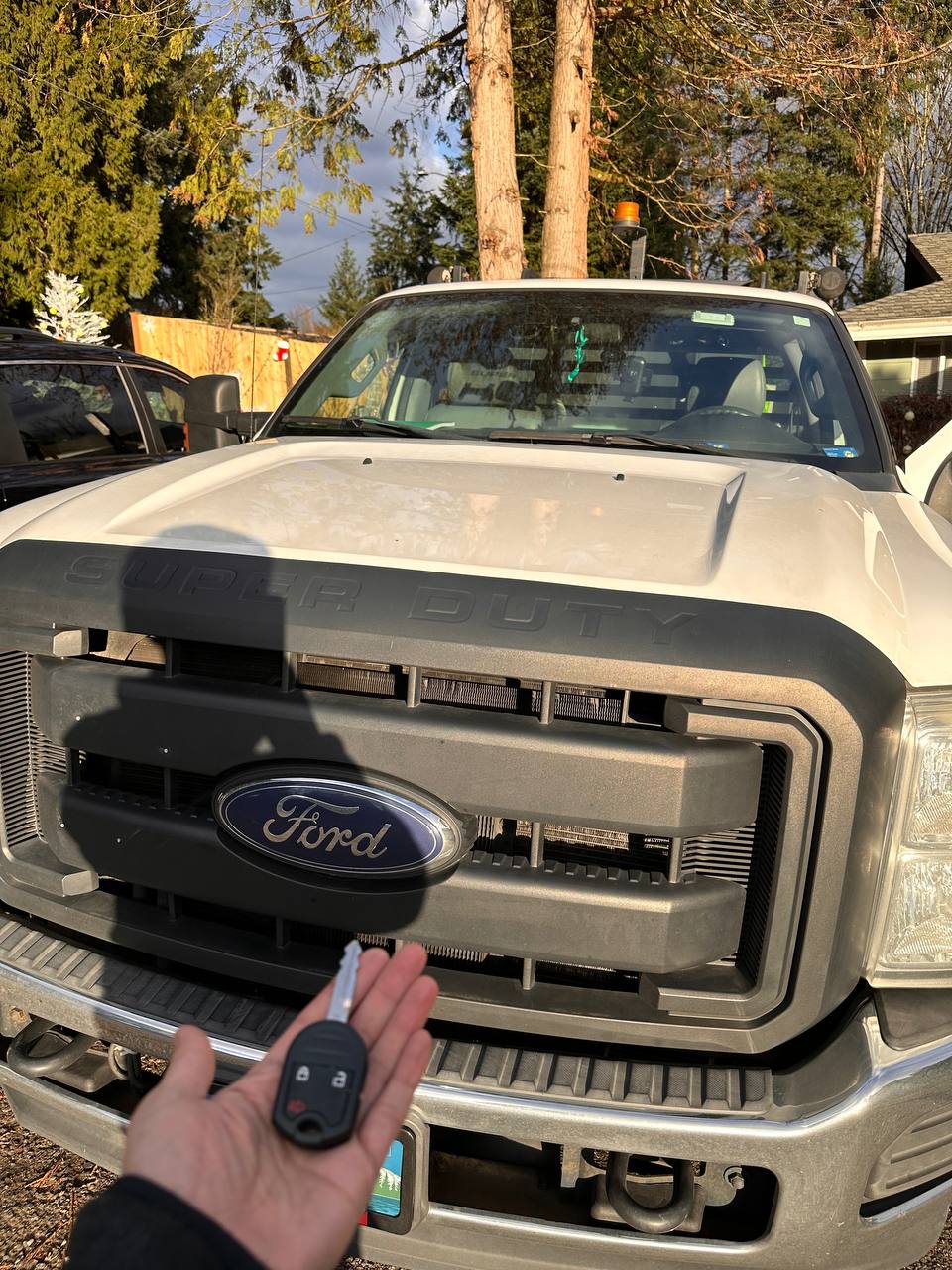 Replacement key made for a Ford Super Duty truck