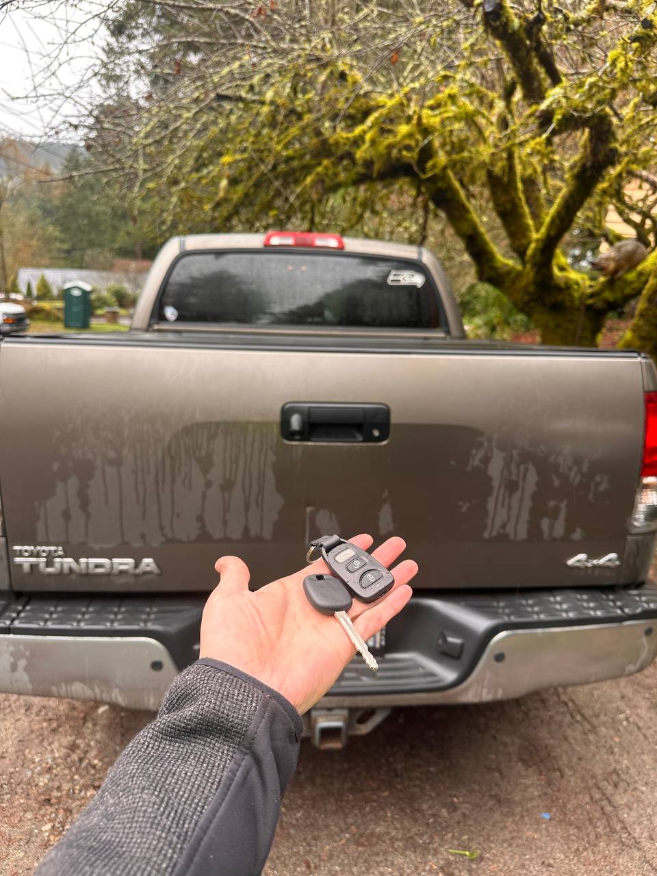 Replacement key made for a Toyota Tundra